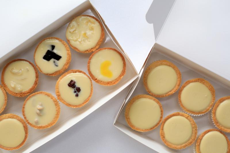 丽英的人气豆花挞。