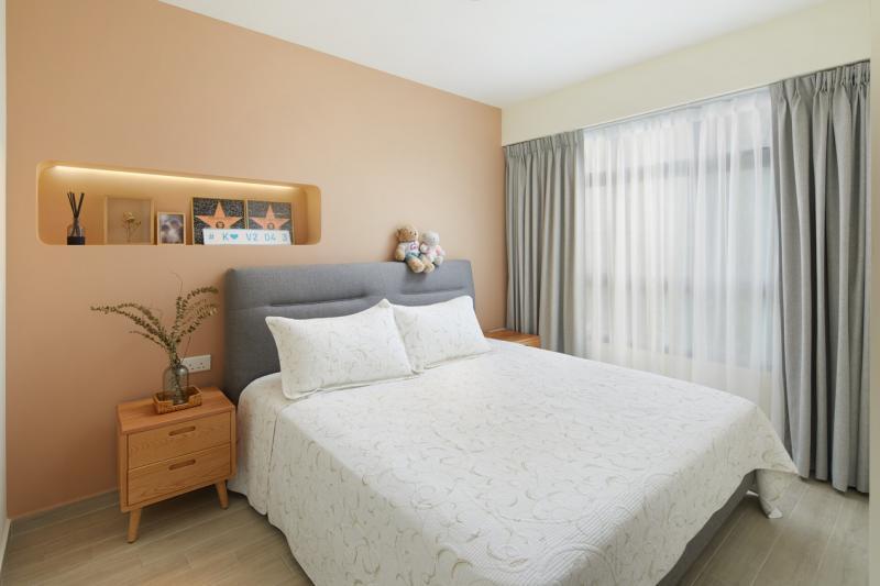 主人房充分突出休憩功能,装点极其舒适。