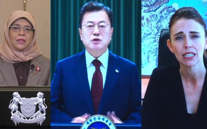 近三届来最多国外政要致辞 14国领袖吁加强合作推动疫后经济复苏 | 联合早报