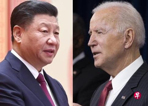 中国国家主席习近平(左)今天将出席美国总统拜登主持的领导人气候峰会。(新华社/法新社) 中国国家主席习近平(左)今天将出席美国总统拜登主持的领导人气候峰会。(新华社/法新社)