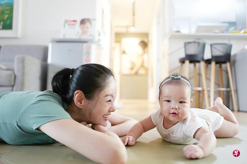沈琳宸夸女儿很乖。(取自IG) 沈琳宸夸女儿很乖。(取自IG)