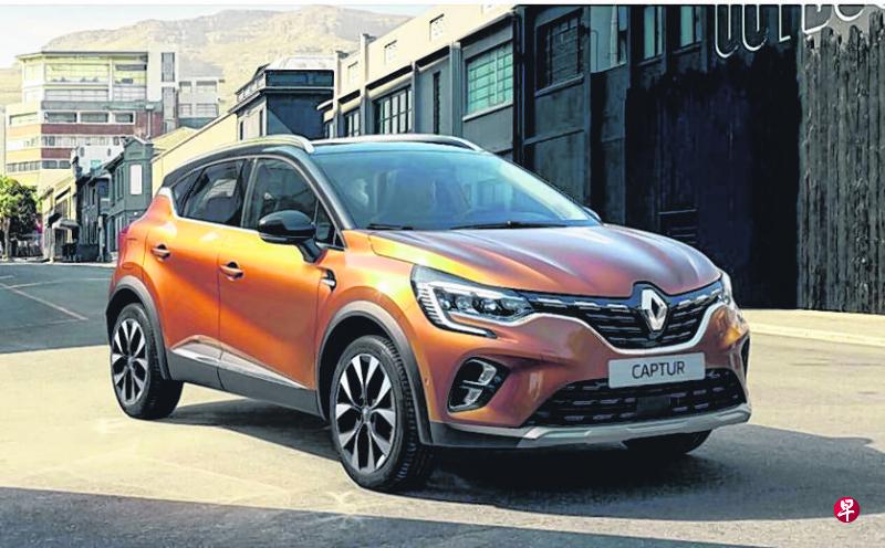 雷诺全新1.3升涡轮增压汽车Captur。