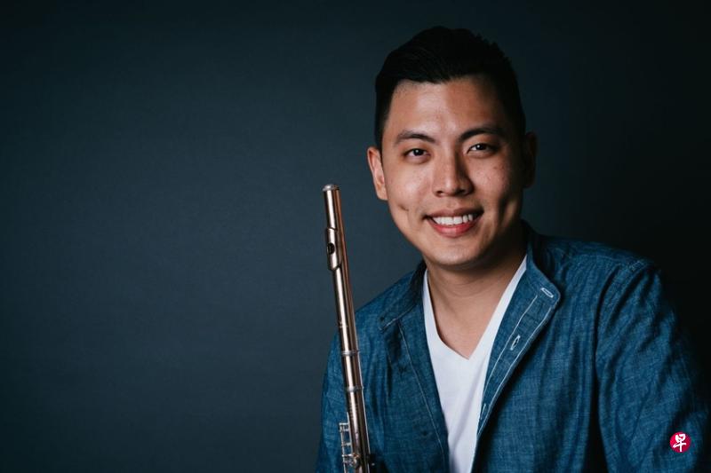 许凯翔是首位参加台湾国际长笛艺术节的本地演奏家,也是本届长笛艺术节上唯一的海外演奏家。(受访者提供) 许凯翔是首位参加台湾国际长笛艺术节的本地演奏家,也是本届长笛艺术节上唯一的海外演奏家。(受访者提供)