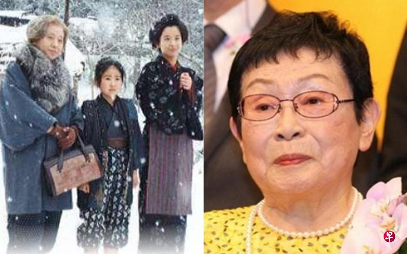 《阿信》(左图)是桥田寿贺子(右图)的代表作。左图中的三人是阿信三个阶段的扮演者:小林绫子(童年)、田中裕子(青年)、乙羽信子(老年)。(互联网) 《阿信》(左图)是桥田寿贺子(右图)的代表作。左图中的三人是阿信三个阶段的扮演者:小林绫子(童年)、田中裕子(青年)、乙羽信子(老年)。(互联网)