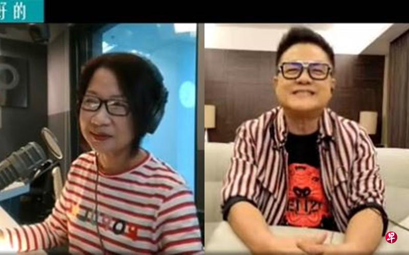 张仰兴(右)今早作客《娜些人娜些事》。 张仰兴(右)今早作客《娜些人娜些事》。