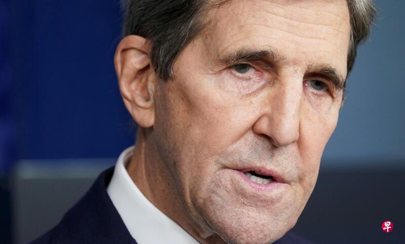 美国总统气候问题特使克里(John Kerry)1月27日在白宫记者会上发表讲话。(路透社) 美国总统气候问题特使克里(John Kerry)1月27日在白宫记者会上发表讲话。(路透社)