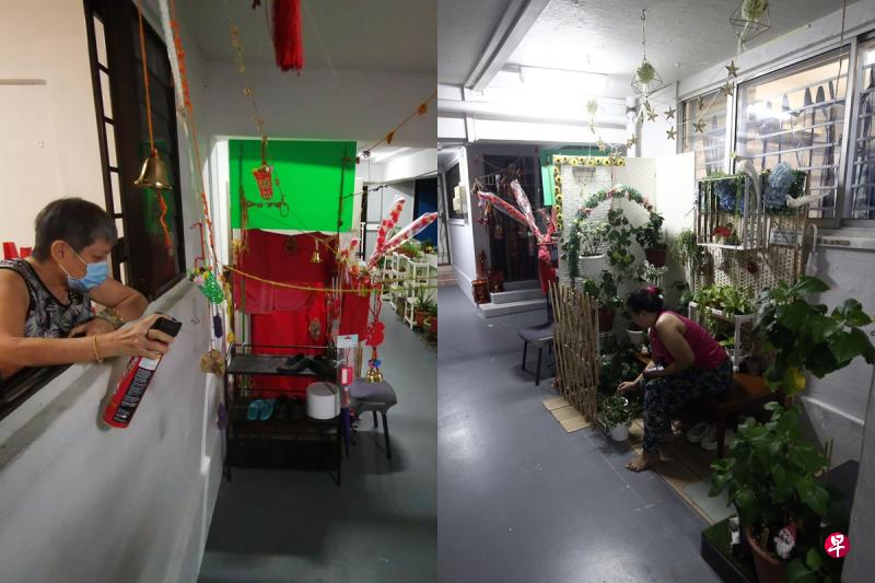 蔡女士称她只是因为怕蚊虫,才朝走廊喷杀虫剂,对邻居并无恶意(左图)。妇女丝拉在家门外种植的盆栽,被指占据走廊空间,也容易令蚊虫滋生,引起隔壁老妇和女儿的不满(右图)。 蔡女士称她只是因为怕蚊虫,才朝走廊喷杀虫剂,对邻居并无恶意(左图)。妇女丝拉在家门外种植的盆栽,被指占据走廊空间,也容易令蚊虫滋生,引起隔壁老妇和女儿的不满(右图)。