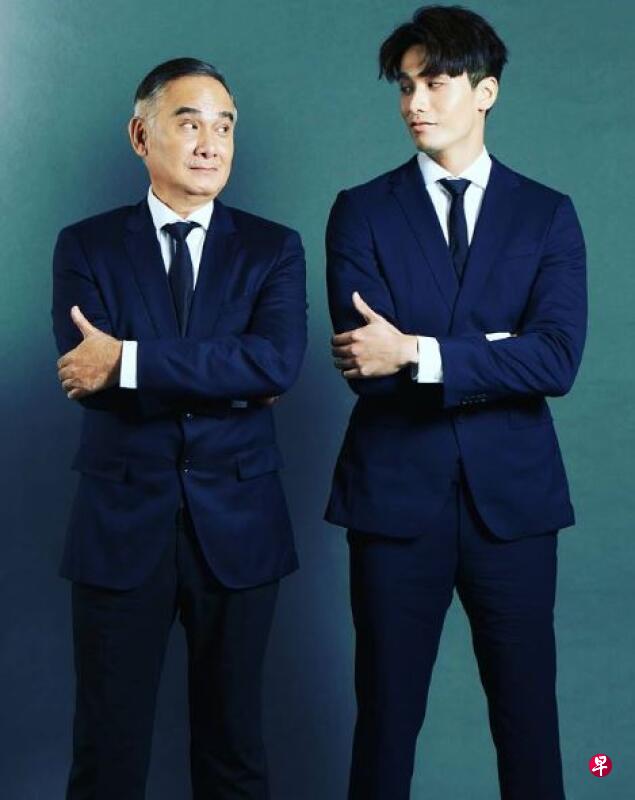 朱厚任在IG发文对儿子离开新传媒表支持。(取自IG) 朱厚任在IG发文对儿子离开新传媒表支持。(取自IG)