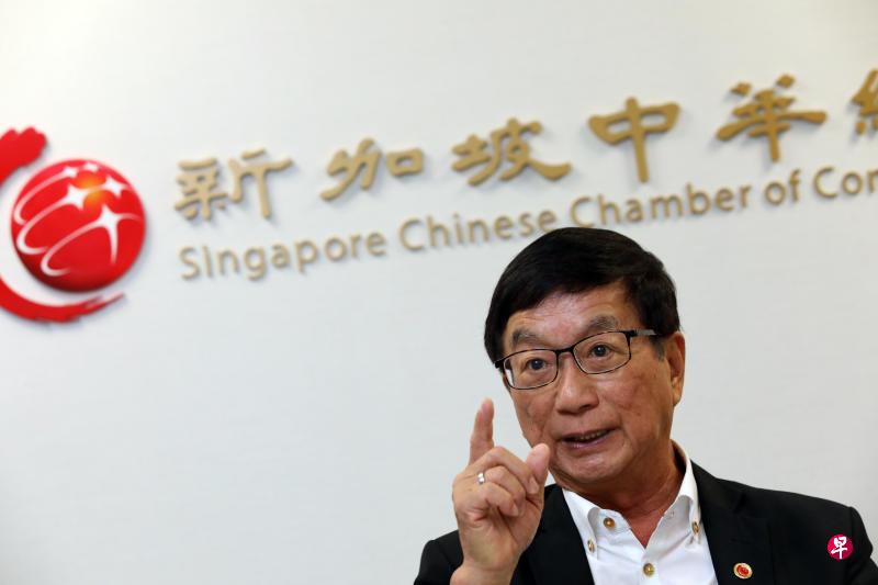 新加坡中华总商会会长黄山忠(档案照片) 新加坡中华总商会会长黄山忠(档案照片)