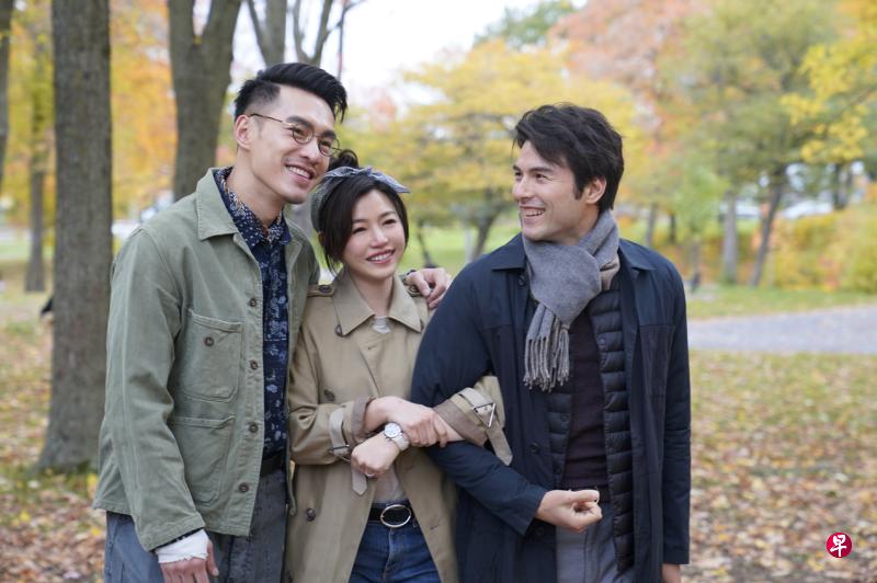 《跟你老婆去旅行》由张书豪(左起)、陈妍希和凤小岳主演。(mm2提供) 《跟你老婆去旅行》由张书豪(左起)、陈妍希和凤小岳主演。(mm2提供)