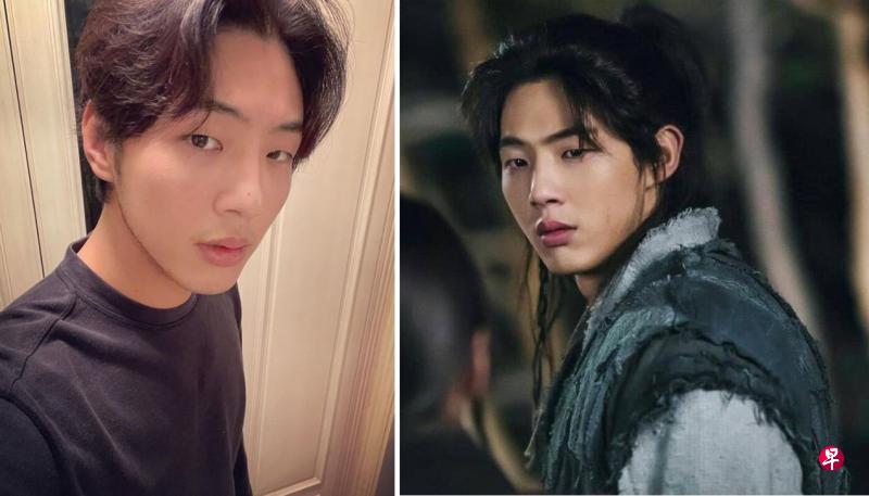 金志洙(左图,IG图)退出《月升之江》(右图)的拍摄,导致剧组得重拍,损失惨重。(互联网) 金志洙(左图,IG图)退出《月升之江》(右图)的拍摄,导致剧组得重拍,损失惨重。(互联网)