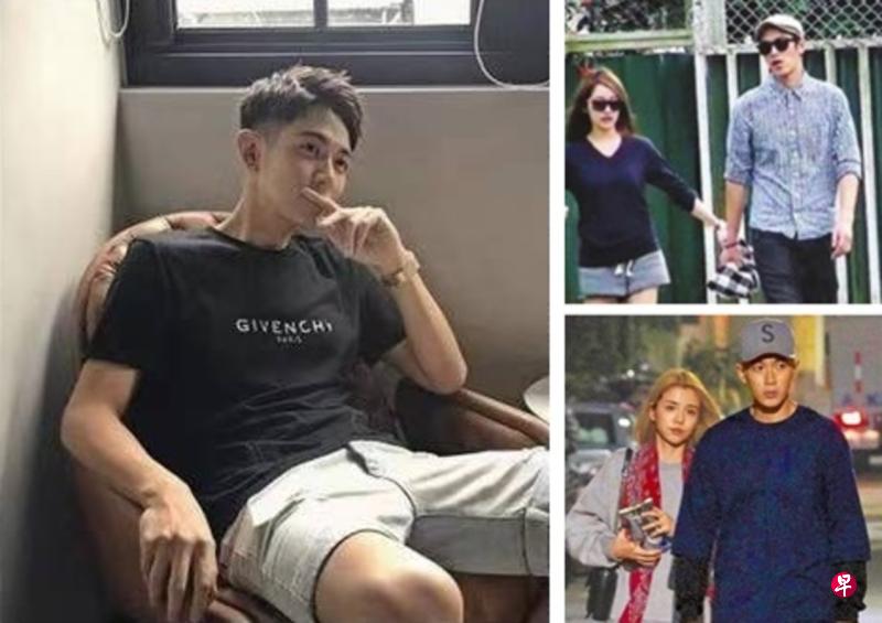 柯震东曾和萧亚轩（右上图左）、李毓芬（右下图左）交往，他在直播回想最喜欢的是李毓芬。（互联网）