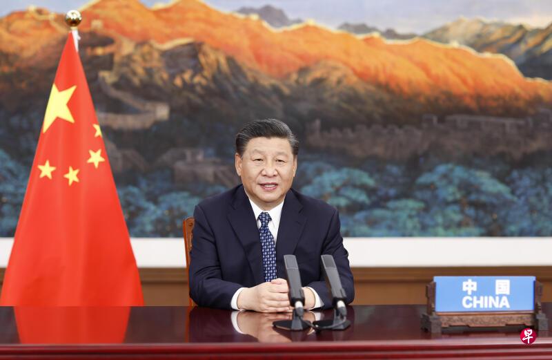 中国国家主席习近平昨天在北京以视频方式出席全球健康峰会。(新华社) 中国国家主席习近平昨天在北京以视频方式出席全球健康峰会。(新华社)