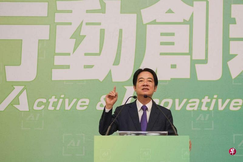 台湾候任总统赖清德4月10日宣布，委任民进党前主席卓荣泰出任行政院长。（法新社）