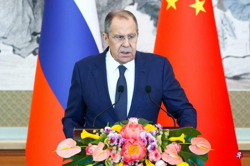 俄罗斯外交部长拉夫罗夫说，西方正危险地徘徊在核大国之间直接爆发军事冲突的边缘。（法新社档案照片）