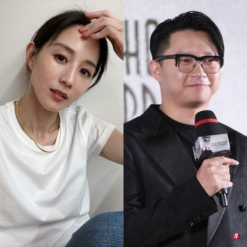张钧甯（左）2023年底公开认爱马来西亚导演柯汶利。（互联网）