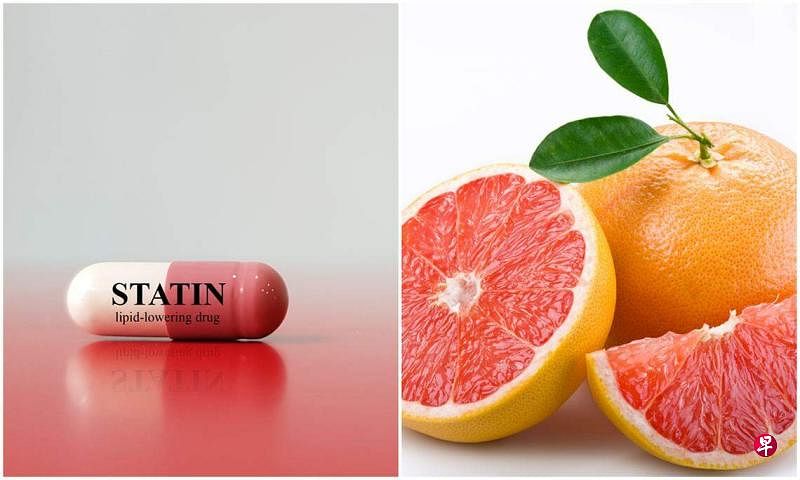 他汀类药物不能与葡萄柚一起服用，两者会产生相互作用，带来副作用。（iStock图）