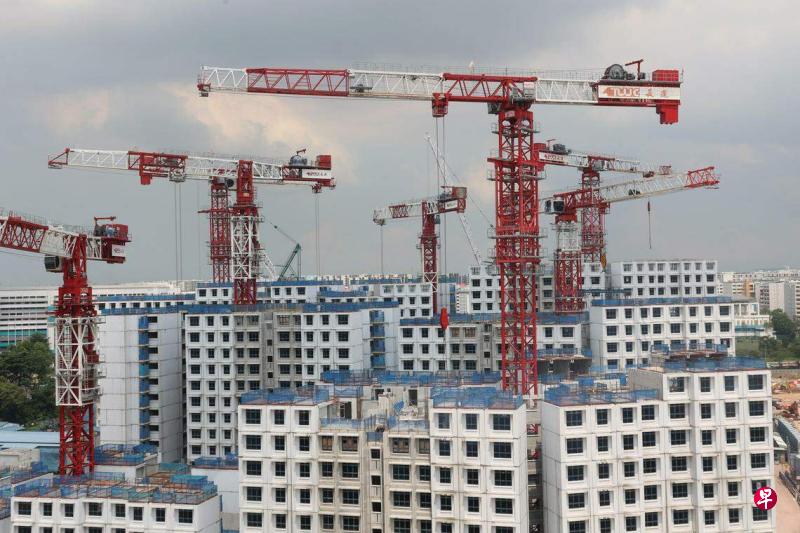 新加坡去年建筑成本通胀率为8%，筑成胀率最高<strong></strong>是本通亚洲城市中最高的。（档案照片）