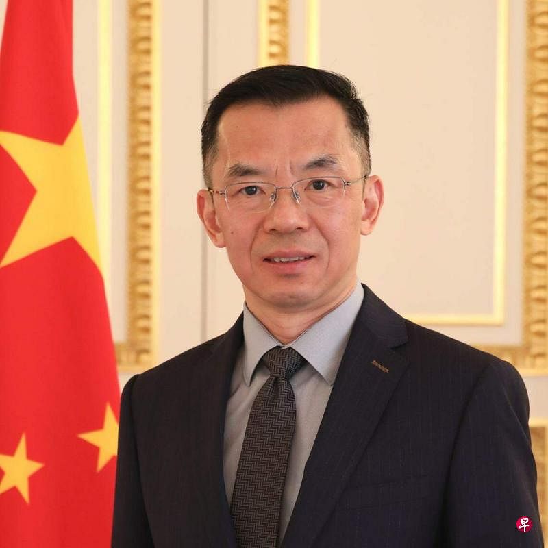 中国驻法国大使卢沙野星期三（6月26日）称，上个世纪四十年代的中国内战还没有结束，目前在台湾的政权是中国版图中的一个叛乱政权。（中国驻法国大使馆官网）