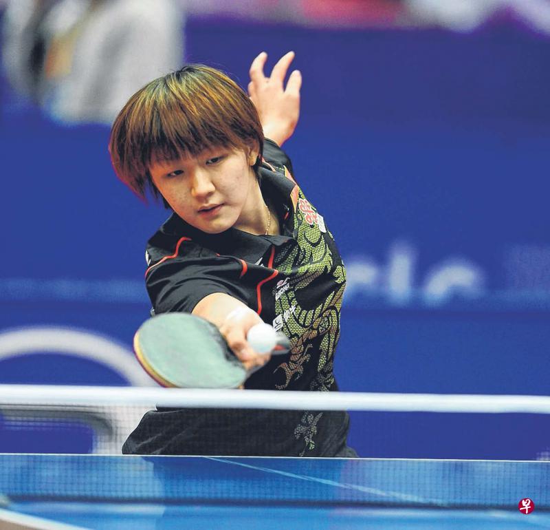 陈梦获得中国女队出战世锦赛的第三张入场券。(新华社) 陈梦获得中国女队出战世锦赛的第三张入场券。(新华社)