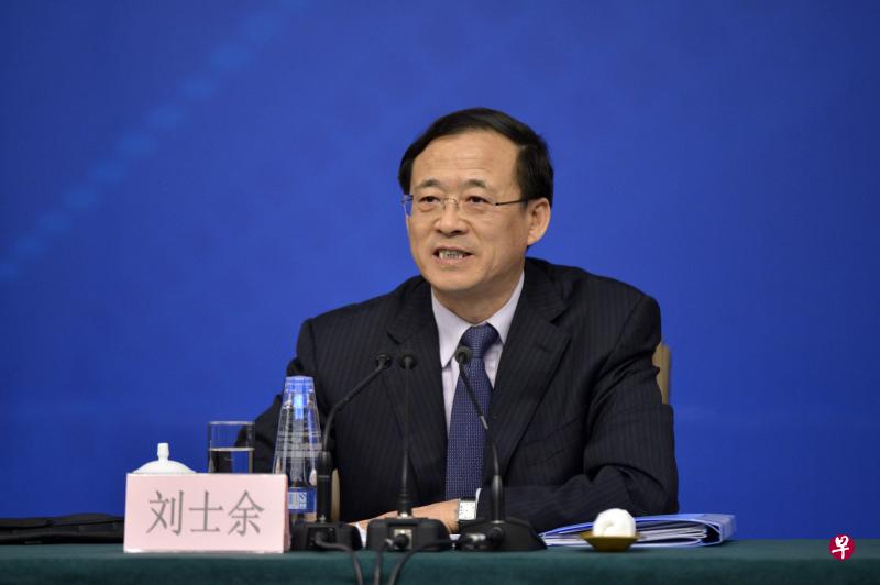 刘士余资料图片。 (中新社) 刘士余资料图片。 (中新社)