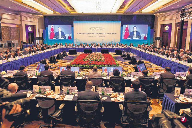 二十国集团(G20)财长和央行行长会议昨天在上海开幕。(新华社) 二十国集团(G20)财长和央行行长会议昨天在上海开幕。(新华社)