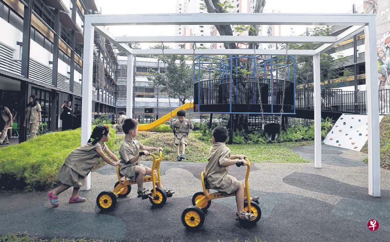 学前教育中心Kindle Garden的各种设施经过特别设计,确保照顾到所有孩童的不同需要。(林泽锐摄) 学前教育中心Kindle Garden的各种设施经过特别设计,确保照顾到所有孩童的不同需要。(林泽锐摄)