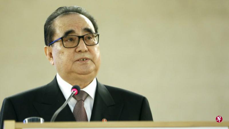 朝鲜外长李洙墉。(英国广播公司) 朝鲜外长李洙墉。(英国广播公司)