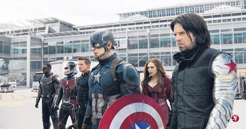 猎鹰(左起)蚁人、鹰眼、美国队长、绯红女巫及酷寒战士同一阵线,他们大多是有黑暗过去的“问题英雄”。 猎鹰(左起)蚁人、鹰眼、美国队长、绯红女巫及酷寒战士同一阵线,他们大多是有黑暗过去的“问题英雄”。