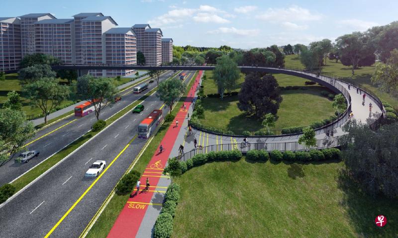 构想图(来源:陆路交通管理局) 构想图(来源:陆路交通管理局)