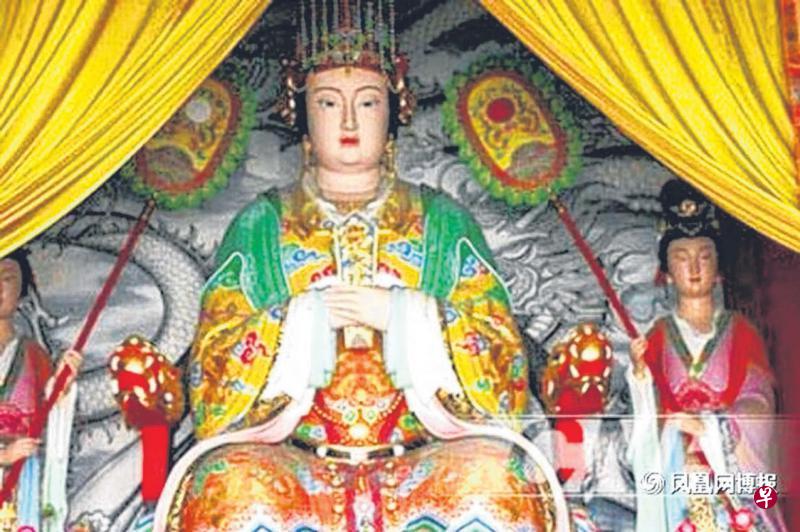 ↓莆田人塑造了自己的女神妈祖。 ↓莆田人塑造了自己的女神妈祖。