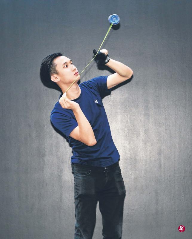 本地首个溜溜球世界冠军许君豪。(梁麒麟摄) 本地首个溜溜球世界冠军许君豪。(梁麒麟摄)