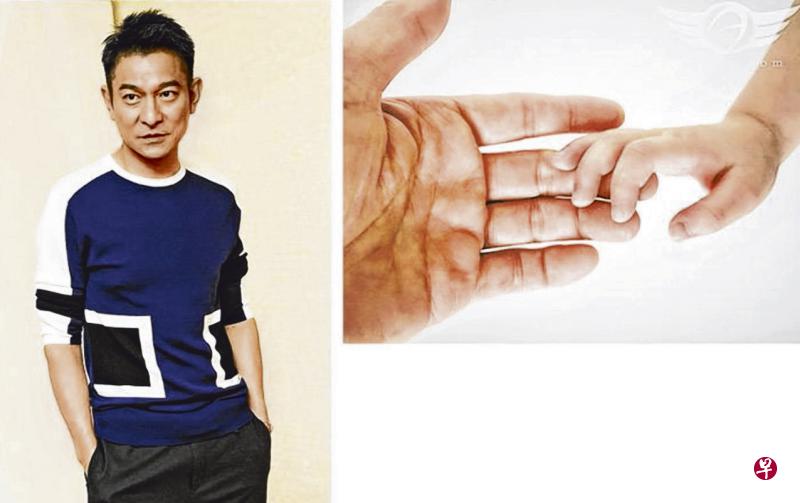 刘德华与女儿大手牵小手,就算看不到样子,也让人感受到满满的父女爱。(微博图) 刘德华与女儿大手牵小手,就算看不到样子,也让人感受到满满的父女爱。(微博图)