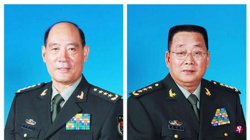 解放军退休上将、原中央军委委员李继耐（左）和廖锡龙两月来频频被传“出事”。　　（互联网）