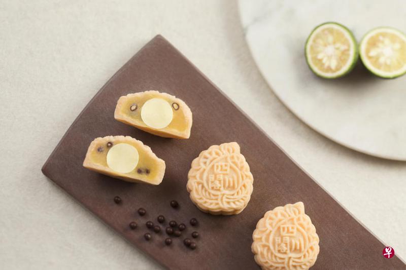 迷你冰皮柚子香脆珍珠巧克力月饼 迷你冰皮柚子香脆珍珠巧克力月饼