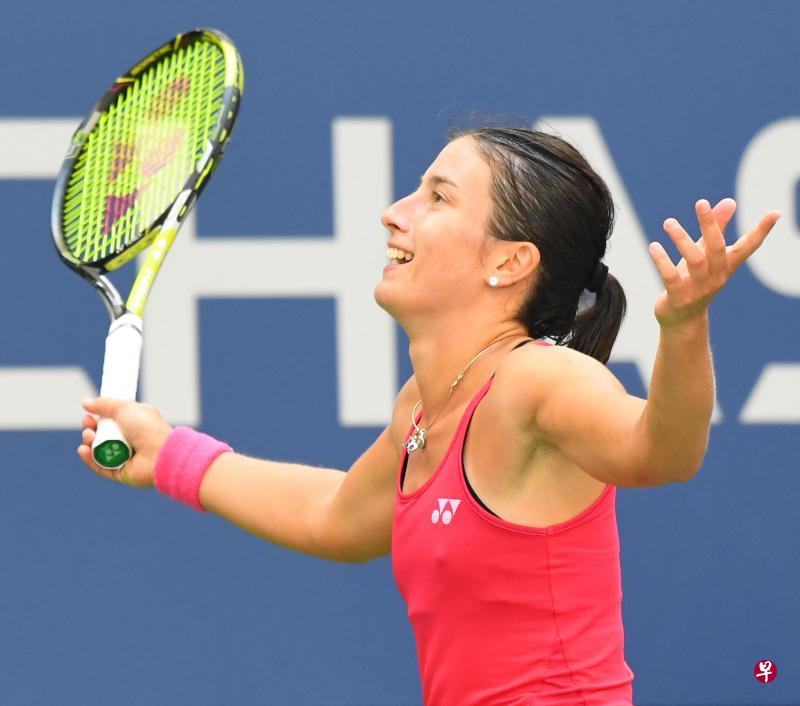 阿纳斯塔西娅很开心能打入美网女单复赛。(今日美国) 阿纳斯塔西娅很开心能打入美网女单复赛。(今日美国)