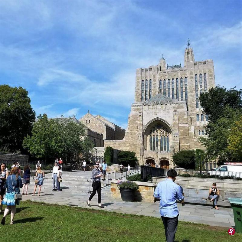 耶鲁大学美丽的校园。 耶鲁大学美丽的校园。