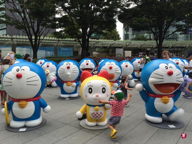 哆啦A梦户外展为孩子带来快乐时光。 哆啦A梦户外展为孩子带来快乐时光。