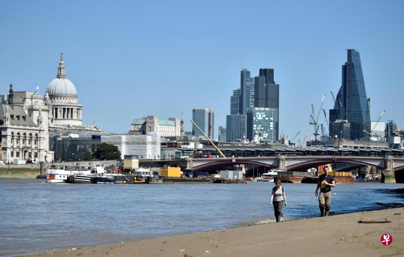 伦敦一隅。(路透社) 伦敦一隅。(路透社)