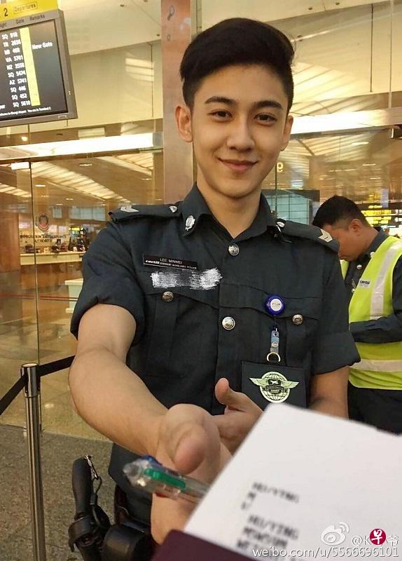 李旻维表对自己在网上爆红一事却全然不知。(图/网络照) 李旻维表对自己在网上爆红一事却全然不知。(图/网络照)