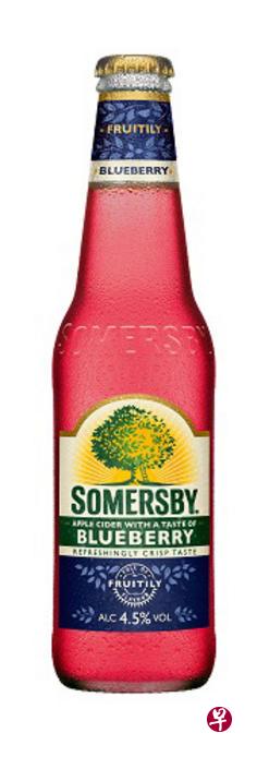 Somersby新口味蓝莓水果酒。(商家提供) Somersby新口味蓝莓水果酒。(商家提供)