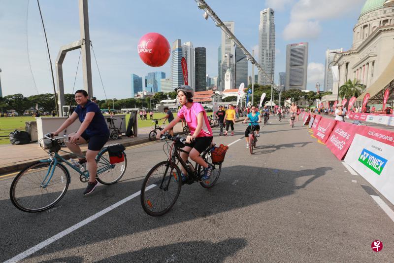 新一轮“无车星期天”将在本月30日推出,以更丰富的活动吸引民众体验闹市中骑车跑步的乐趣。(唐家鸿摄) 新一轮“无车星期天”将在本月30日推出,以更丰富的活动吸引民众体验闹市中骑车跑步的乐趣。(唐家鸿摄)