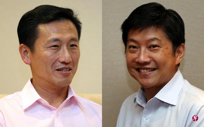 李显龙总理进一步推进领导班子更新,擢拔教育部两名代部长王乙康(左)和黄志明为正部长。(档案照) 李显龙总理进一步推进领导班子更新,擢拔教育部两名代部长王乙康(左)和黄志明为正部长。(档案照)