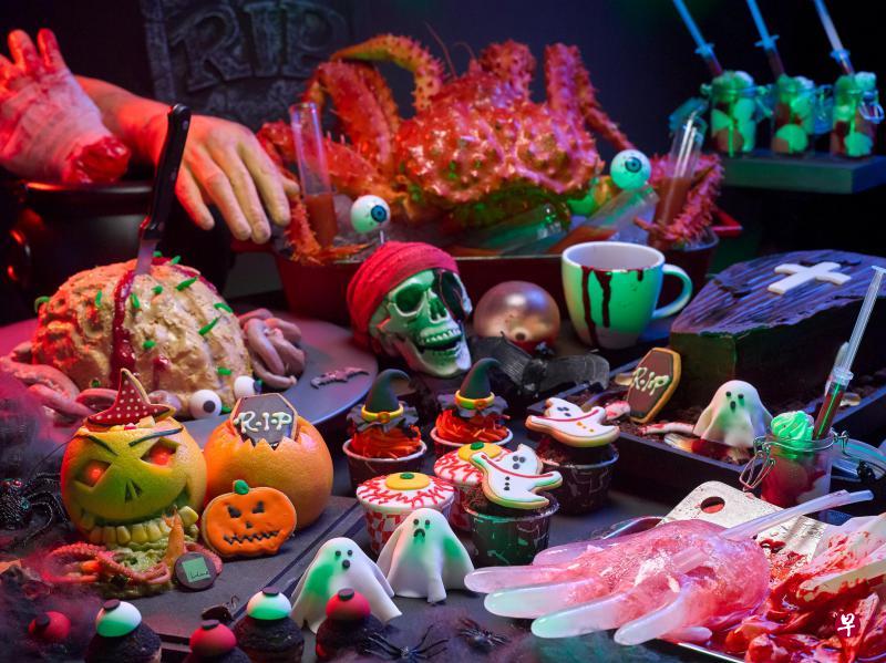 皮克林宾乐雅酒店Lime餐馆的万圣节主题自助餐A Sub-lime Halloween。 皮克林宾乐雅酒店Lime餐馆的万圣节主题自助餐A Sub-lime Halloween。