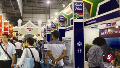 本届海丝博览会南非共派出36家参展企业和30多个采购队伍。图为海丝博览会南非展区。(东莞时间网) 本届海丝博览会南非共派出36家参展企业和30多个采购队伍。图为海丝博览会南非展区。(东莞时间网)