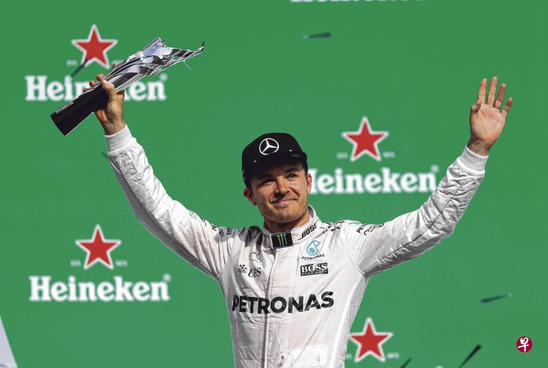 罗斯伯格只想专注跑好本周末的巴西大奖赛。(法新社) 罗斯伯格只想专注跑好本周末的巴西大奖赛。(法新社)