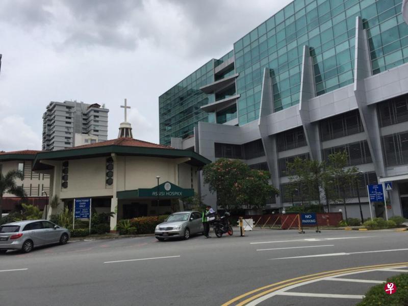 汤申路附近的雅西西慈怀病院(Assisi Home & Hospice )。 汤申路附近的雅西西慈怀病院(Assisi Home & Hospice )。