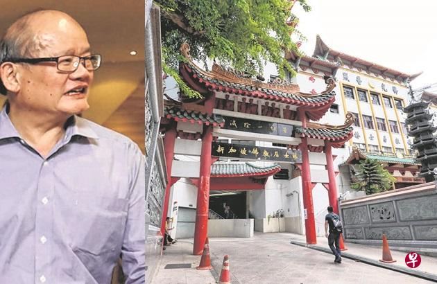 居士林董事上个月与慈善总监闭门密谈近三个半小时。图为柯宝明在会议结束后离开的画面。(档案照) 居士林董事上个月与慈善总监闭门密谈近三个半小时。图为柯宝明在会议结束后离开的画面。(档案照)