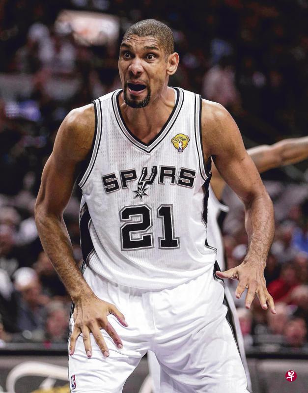 邓肯将成为马刺队史上第八位获得球衣退役殊荣的球员。(法新社) 邓肯将成为马刺队史上第八位获得球衣退役殊荣的球员。(法新社)