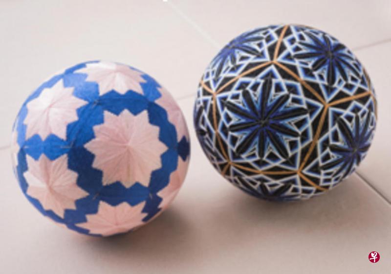 色彩缤纷的手球是日本历史悠久的民间艺术。(主办单位提供) 色彩缤纷的手球是日本历史悠久的民间艺术。(主办单位提供)